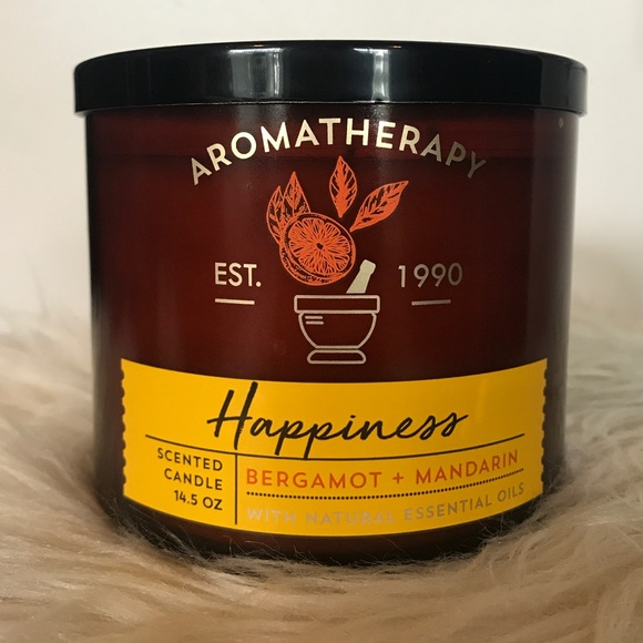 Bath Bodyworks Aromatherapy Happiness Candle